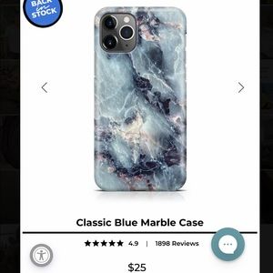 iPhone 11 Pro Max Blue Marble Casely Case NEW